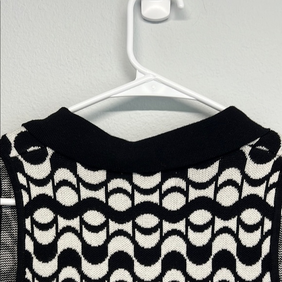 ✨House of Harlow 1960 Black and White Geometric Sheath Dress 👗 - Picture 11 of 13